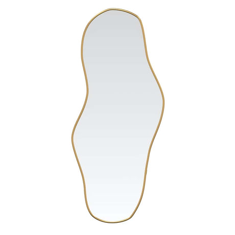 Vidaxl wandspiegel 70x30 cm goudkleurig