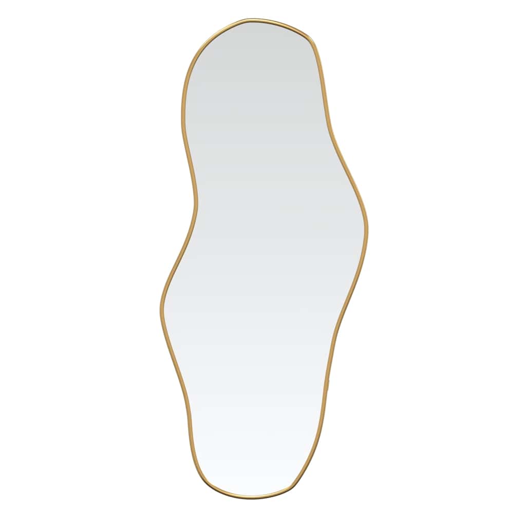 Vidaxl wandspiegel 70x30 cm goudkleurig