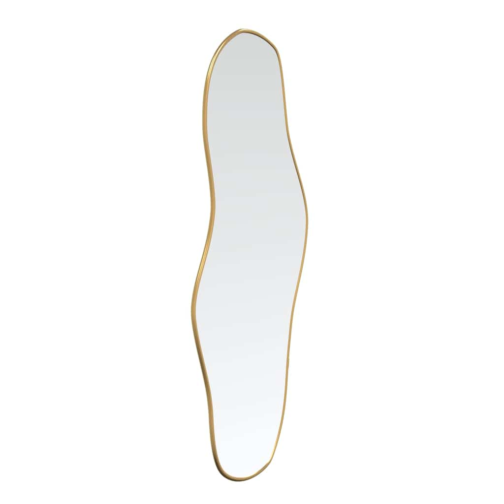 Vidaxl Wall Mirror 80x35 cm guldfärgad