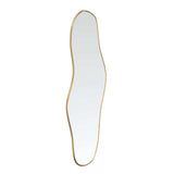 Vidaxl Wall Mirror 80x35 cm guldfarvet