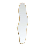 Vidaxl wandspiegel 90x40 cm goudkleurig