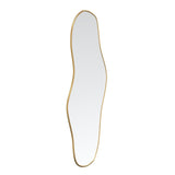 Vidaxl Wall Mirror 100x45 cm złota