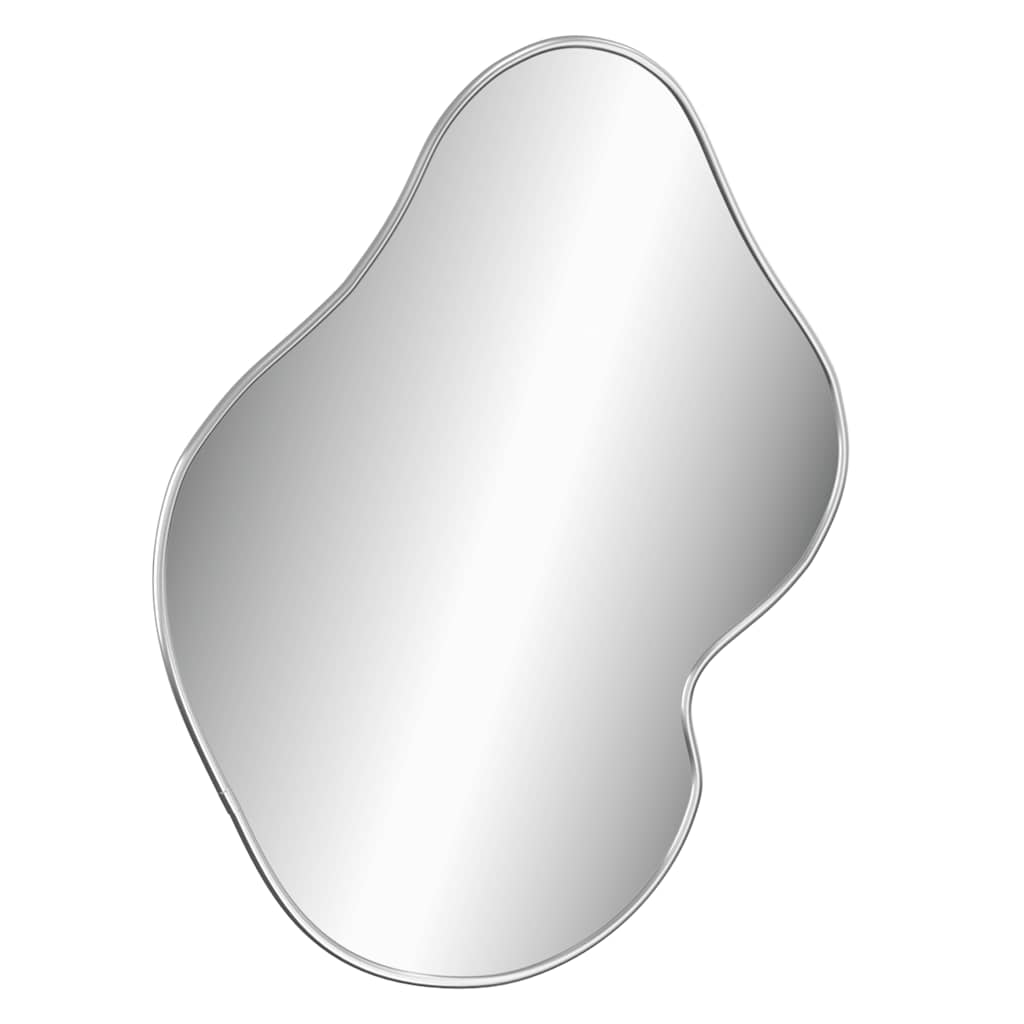 Vidaxl Wall Mirror 60x50 cm srebrne