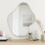 Vidaxl Wall Mirror 60x50 cm srebrne