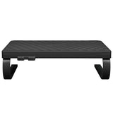 Vidaxl monitorstandaard 37x28x11,5 cm zwart
