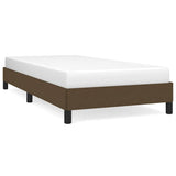 Vidaxl bedframe zonder matras 80x200 cm stof donkerbruin