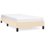 Vidaxl bedframe zonder matras 90x190 cm stof crèmekleurig