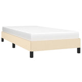 Vidaxl bedframe zonder matras 90x190 cm stof crèmekleurig