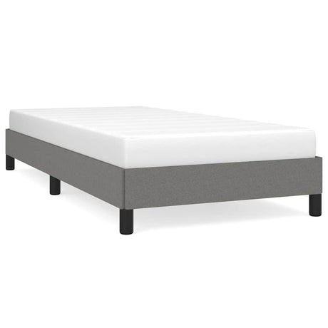 Vidaxl bedframe zonder matras 90x200 cm stof donkergrijs