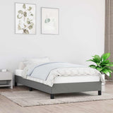 Vidaxl bedframe zonder matras 90x200 cm stof donkergrijs