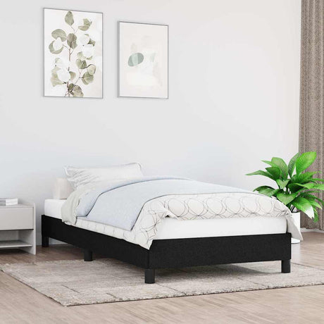 Vidaxl bedframe zonder matras 90x200 cm stof zwart