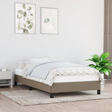 Vidaxl bedframe zonder matras 90x200 cm stof taupe
