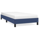 Vidaxl bedframe zonder matras 90x200 cm stof blauw