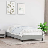 Vidaxl bedframe zonder matras 100x200 cm stof lichtgrijs