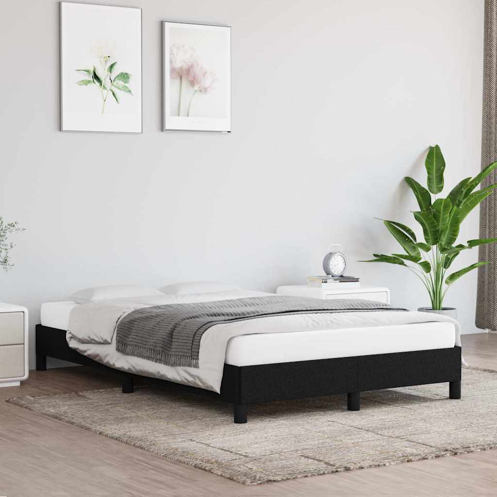 Vidaxl bedframe zonder matras 120x200 cm stof zwart