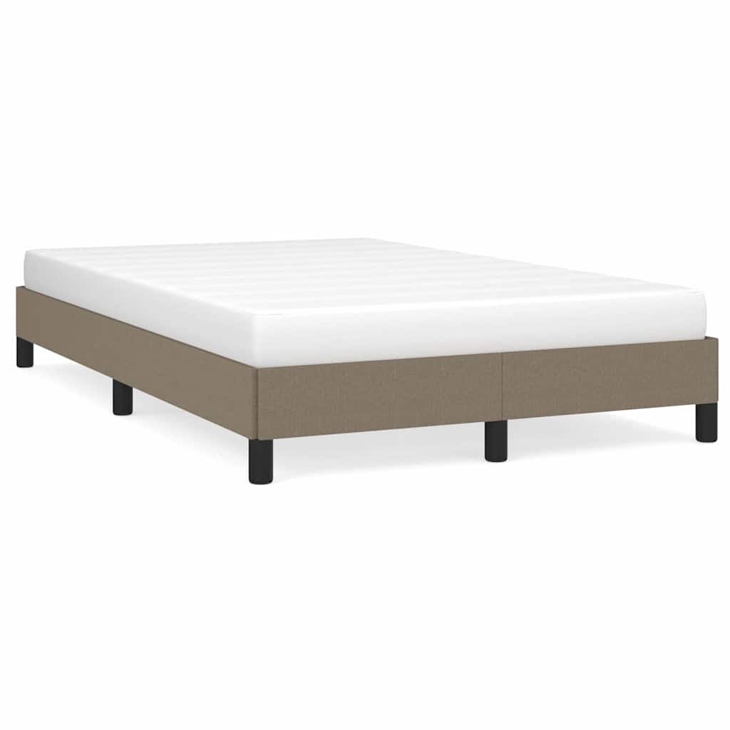 Vidaxl bedframe zonder matras 120x200 cm stof taupe