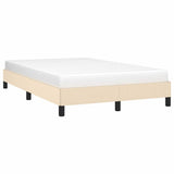 Vidaxl bedframe zonder matras 120x200 cm stof crèmekleurig