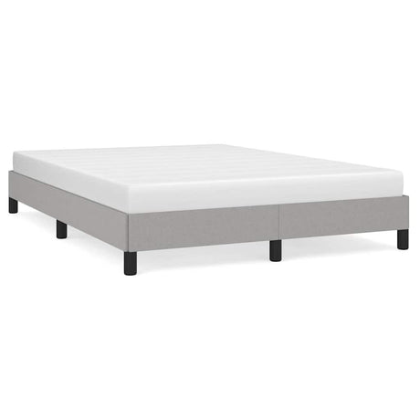 Vidaxl bedframe zonder matras stof lichtgrijs 140x190 cm