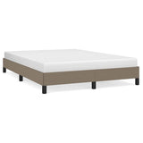 Vidaxl bedframe zonder matras stof taupe 140x190 cm