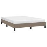 Vidaxl bedframe zonder matras stof taupe 140x190 cm