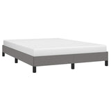 Vidaxl bedframe zonder matras stof donkergrijs 140x200 cm