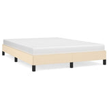 Vidaxl bedframe zonder matras stof crèmekleurig 140x200 cm