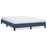 Vidaxl bedframe zonder matras stof blauw 140x200 cm