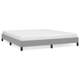 Vidaxl bedframe zonder matras stof lichtgrijs 180x200 cm