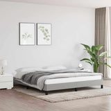Vidaxl bedframe zonder matras stof lichtgrijs 180x200 cm