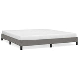 Vidaxl bedframe zonder matras stof donkergrijs 180x200 cm