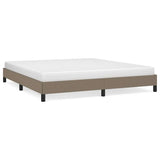 Vidaxl bedframe zonder matras stof taupe 180x200 cm