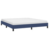 Vidaxl bedframe zonder matras stof blauw 180x200 cm