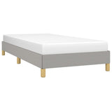 Vidaxl bedframe zonder matras 80x200 cm stof lichtgrijs