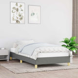 Vidaxl bedframe zonder matras 80x200 cm stof donkergrijs