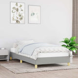 Vidaxl bedframe zonder matras 90x190 cm stof lichtgrijs