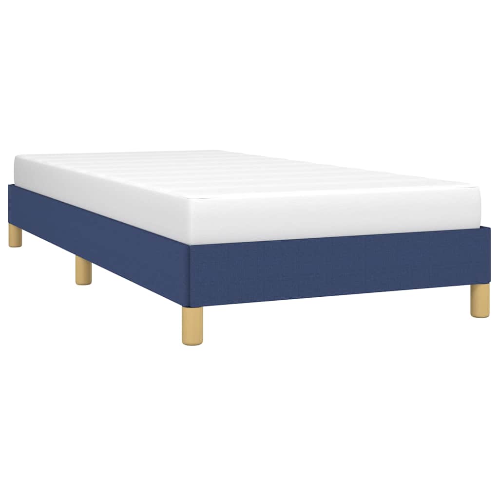 Vidaxl bedframe zonder matras 90x190 cm stof blauw