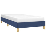 Vidaxl bedframe zonder matras 90x190 cm stof blauw