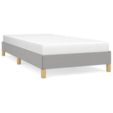 Vidaxl bedframe zonder matras 90x200 cm stof lichtgrijs