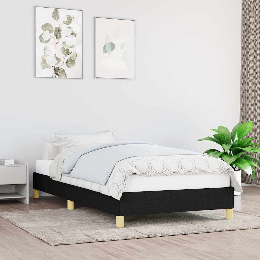 Vidaxl bedframe zonder matras 90x200 cm stof zwart