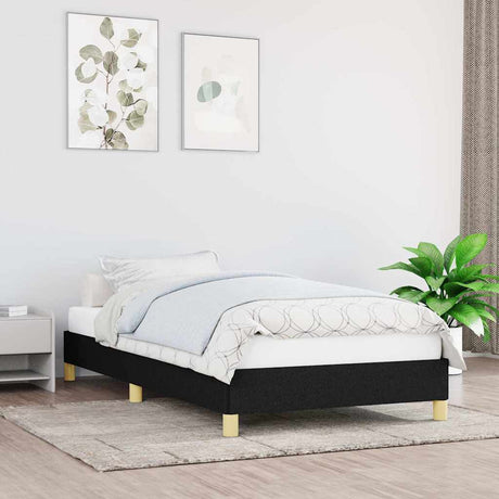 Vidaxl bedframe zonder matras 90x200 cm stof zwart