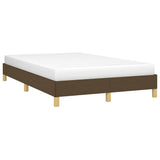 Vidaxl bedframe zonder matras 120x200 cm stof donkerbruin