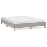 Vidaxl bedframe zonder matras stof lichtgrijs 140x190 cm