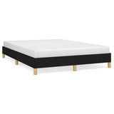 Vidaxl bedframe zonder matras stof zwart 140x200 cm