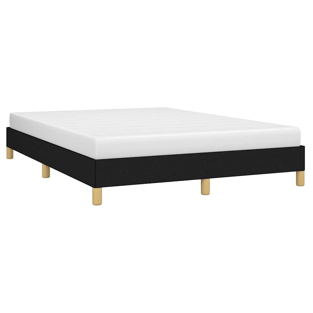 Vidaxl bedframe zonder matras stof zwart 140x200 cm