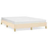 Vidaxl bedframe zonder matras stof crèmekleurig 140x200 cm