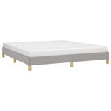 Vidaxl bedframe zonder matras stof lichtgrijs 180x200 cm