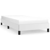 Vidaxl bedframe kunstleer wit 90x190 cm