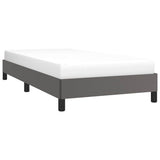 Vidaxl bedframe kunstleer grijs 90x200 cm