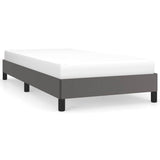 Vidaxl bedframe kunstleer grijs 100x200 cm