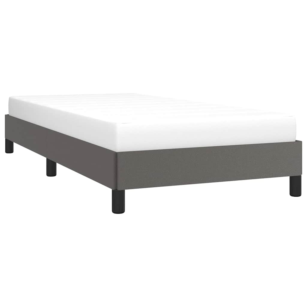 Vidaxl bedframe kunstleer grijs 100x200 cm